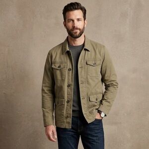 Men's Utility Field Military Jacket Size M